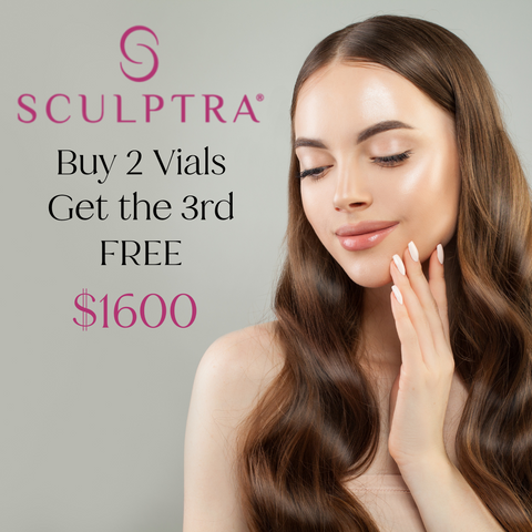 Sculptra - Buy 2 Vials, Get the 3rd Free