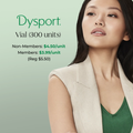Dysport - $4.50 per unit