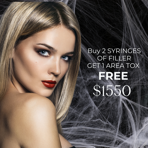 R.I.P Wrinkles - Buy 2 Syringes of Filler, Get 1 Area of Tox Free
