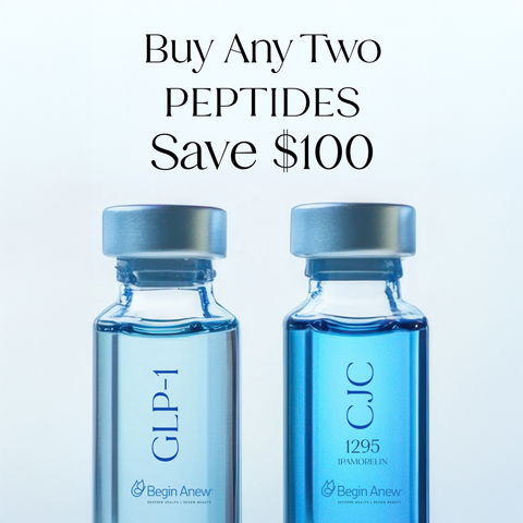 Black Friday-Cyber Monday - Buy Any Two Peptides - Save $100