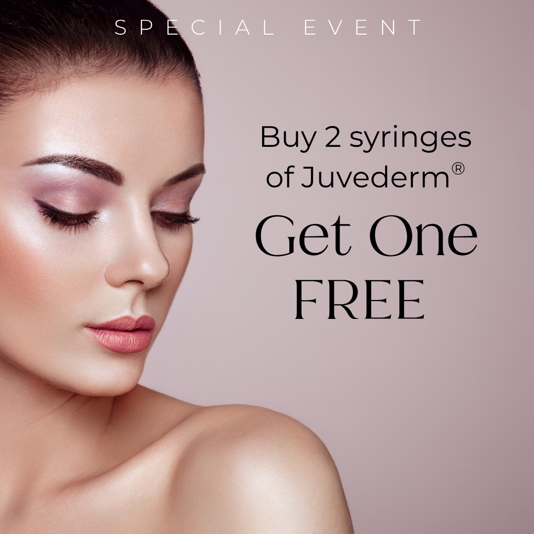 Juvederm Fillers – Buy 2 Syringes Get One FREE