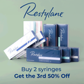Restylane Filler Spring Event — Buy 2, Get the 3rd 50% Off