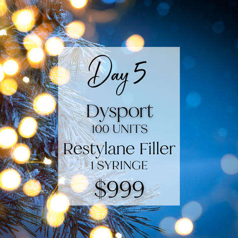 12 Days of Christmas: 100 units Dysport + Restylane Filler Just $999