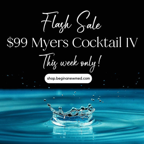 Flash Sale! $99 Myers Cocktail IV