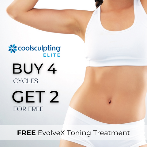 CoolSculpting Elite - Buy 4 Cycles Get 2 Free + Free EvolveX Treatment