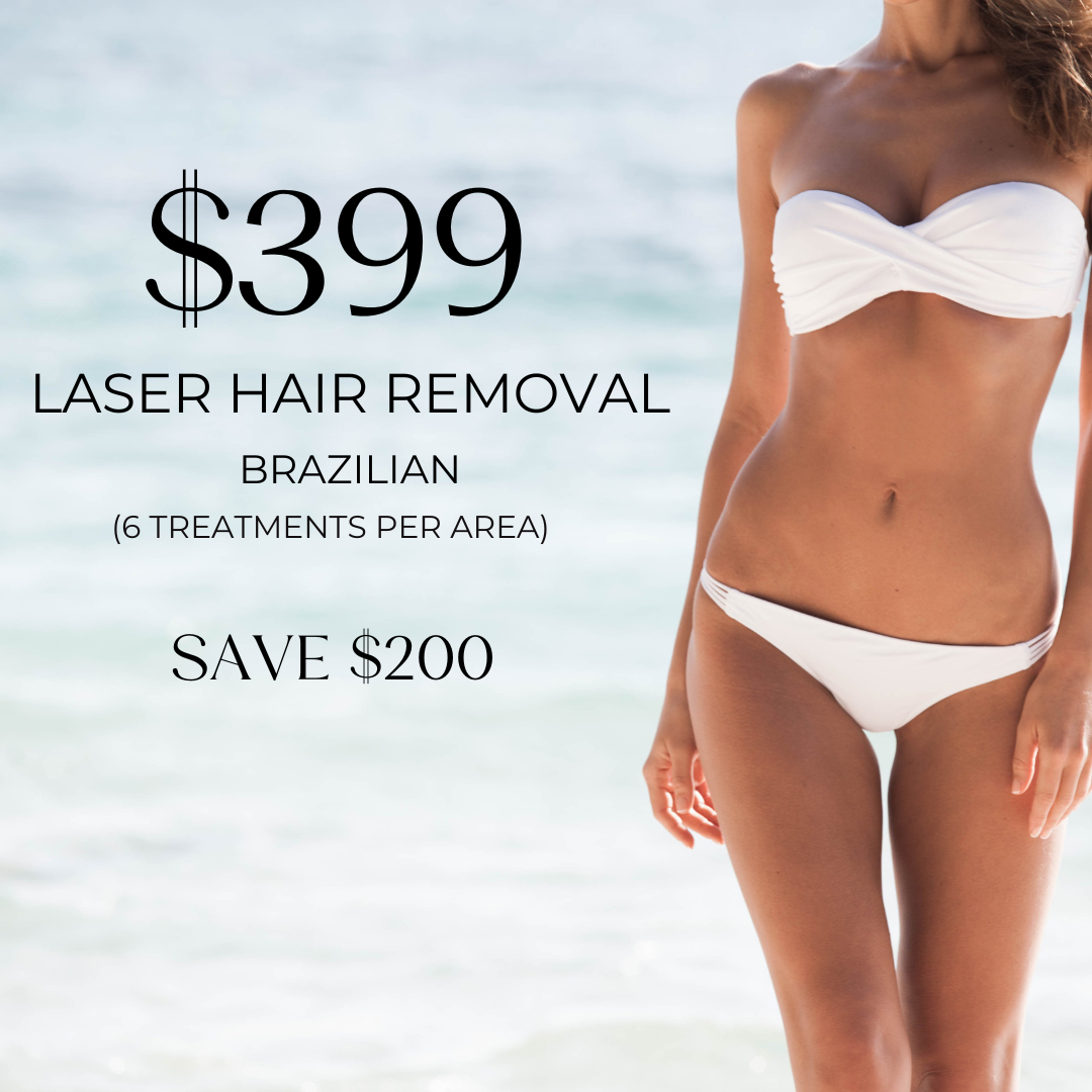Laser Hair Removal - Brazilian - 6 sessions