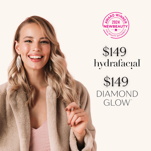 Get a DiamondGlow or Hydrafacial Signature for Just $149