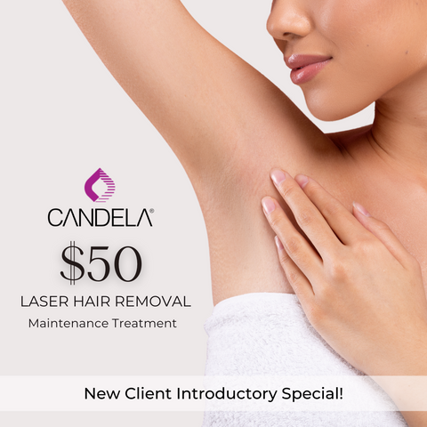 New Client Special! Laser Hair Removal Maintenance Treatment Just $50