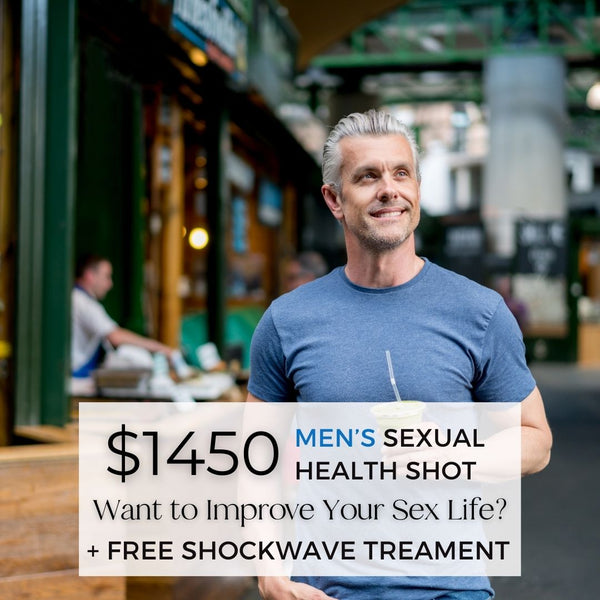 Male Sexual Health PRP Shot Shockwave Therapy Treatment Begin