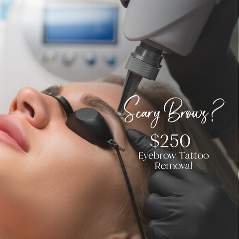 Scary Brows? Eyebrow Tattoo Removal - Permanent Makeup Removal